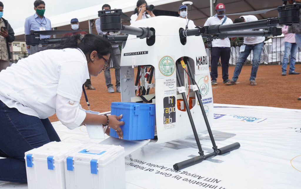 India’s first Drone Medicine Delivery project Medicines From The Sky