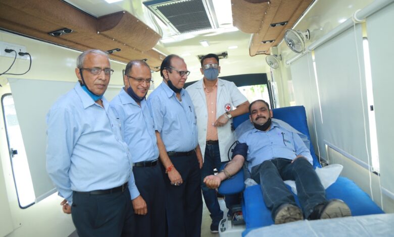 JBM Group organizes its 4th Blood Donation Camp as per the MoU signed with Indian Red Cross Society 