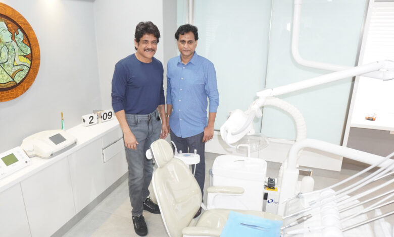 Nagarjuna and Amala Akkineni inaugurate World Class Digital Dentistry facility at Jubilee Hills in Hyderabad