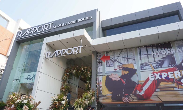 RAPPORT a shoe store of a unique kind in the country opened in the city at Filmnagar Hyderabad