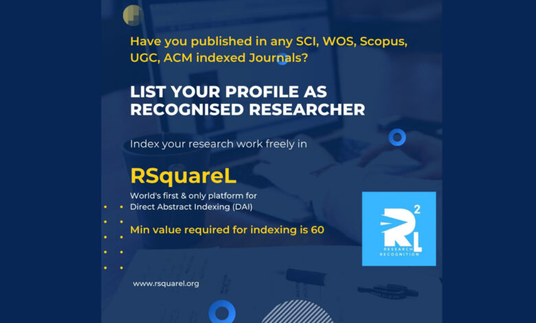 RSquareL: World's First and Only platform for Direct Abstract Indexing of research works by Author(s)