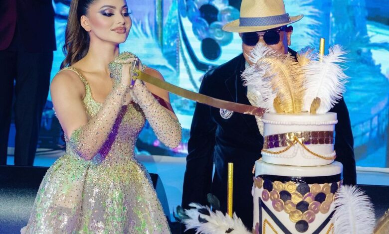 Urvashi Rautela Dons Rupees 15 Lakh Michael Cinco Dress As She Stuns As A Showstopper In An Armani Show Leaves Fans Enchanted With Her Video