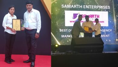 "Samarth Enterprises” leading Digital marketing and advertising agency won “Karnataka Trade Chamber of Commerce (KTCC)" 2022 award