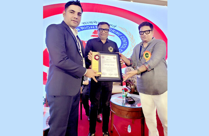 Save earth activist Sandeep Choudhary honoured by National Pride Award