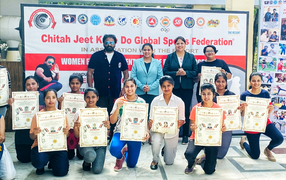 Ace martial artist taught martial arts and self-defense methods as a part of women empowerment initiative by the hotel and his federation