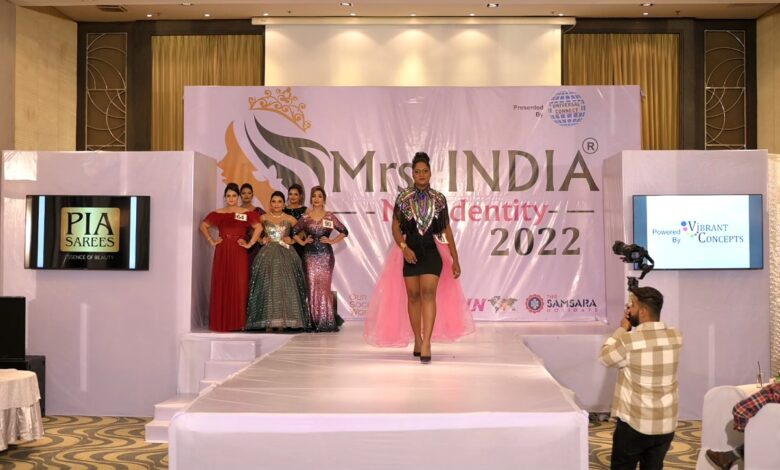 Sindhu Bharathi NJ from Tamil Nadu crowned as Mrs Confident at Mrs INDIA My Identity 2022
