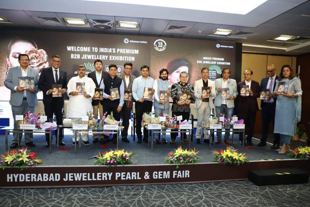 Informa Markets in India, B2B exhibitions, Hyderabad Jewellery Pearl & Gem Fair (HJF), Hyderabad, Mr Yogesh Mudras, Mr. Mukesh Agarwal,